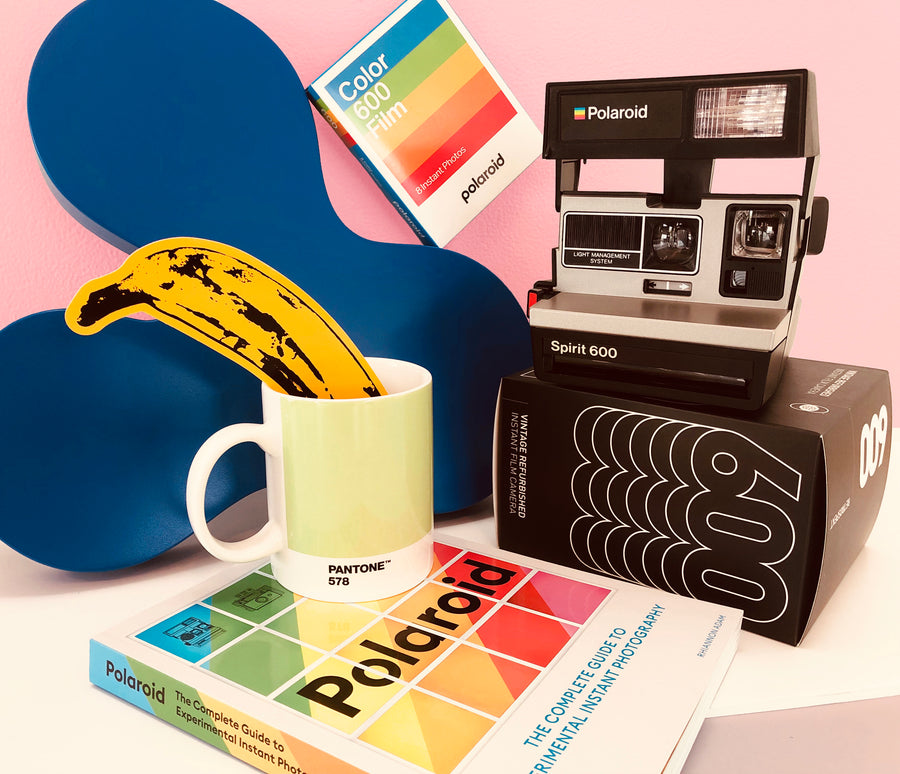 Vintage Polaroid Camera Vintage Polaroid Sun600 LMS 600 Instant