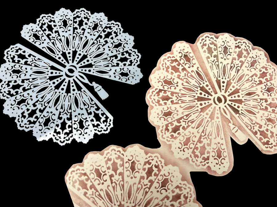 Flamenco Fan Stencil