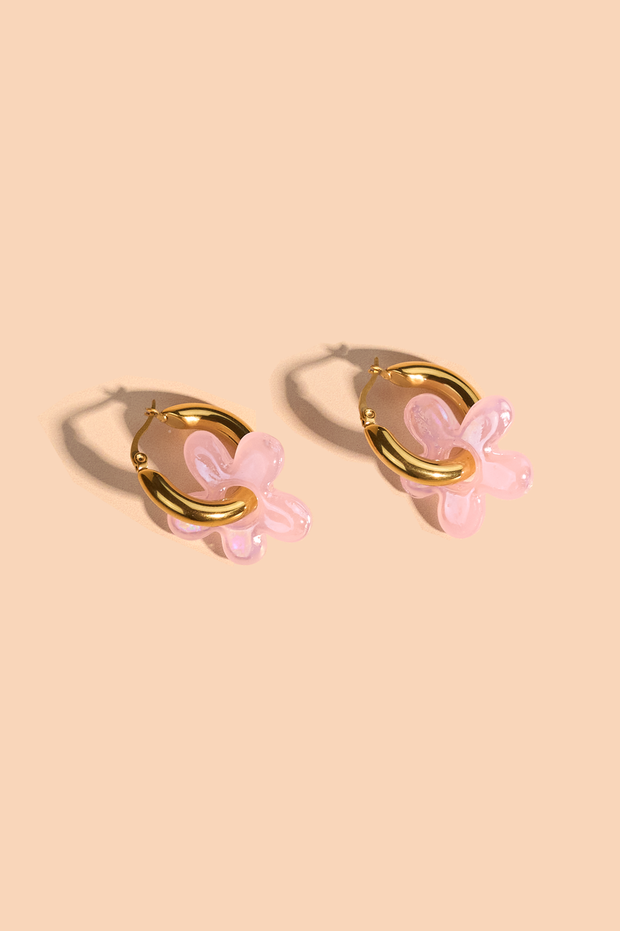 Dazy Dew Drop Hoop in 18k Gold Plated
