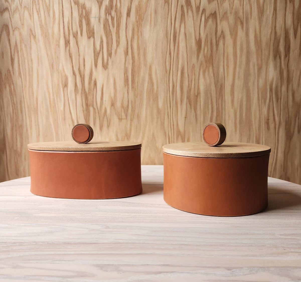 Leather Container