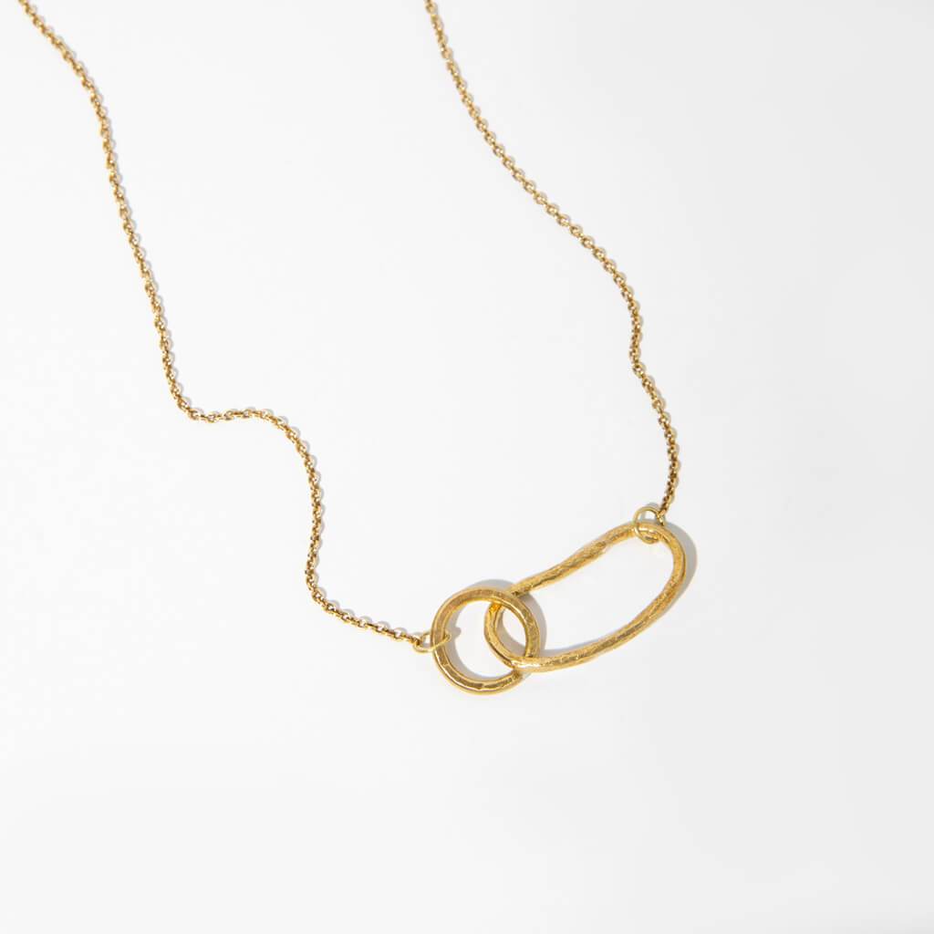 Pool Minimal Necklace | Brass