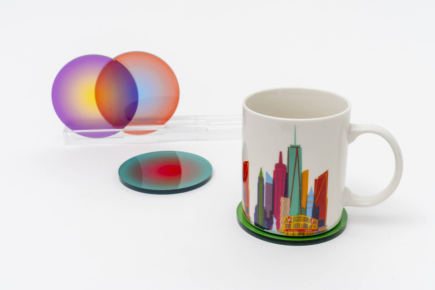 Rainbow Gradient Coasters