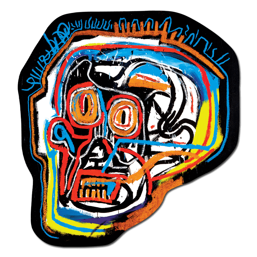 Big Head by Basquiat - Die-Cut Sticker