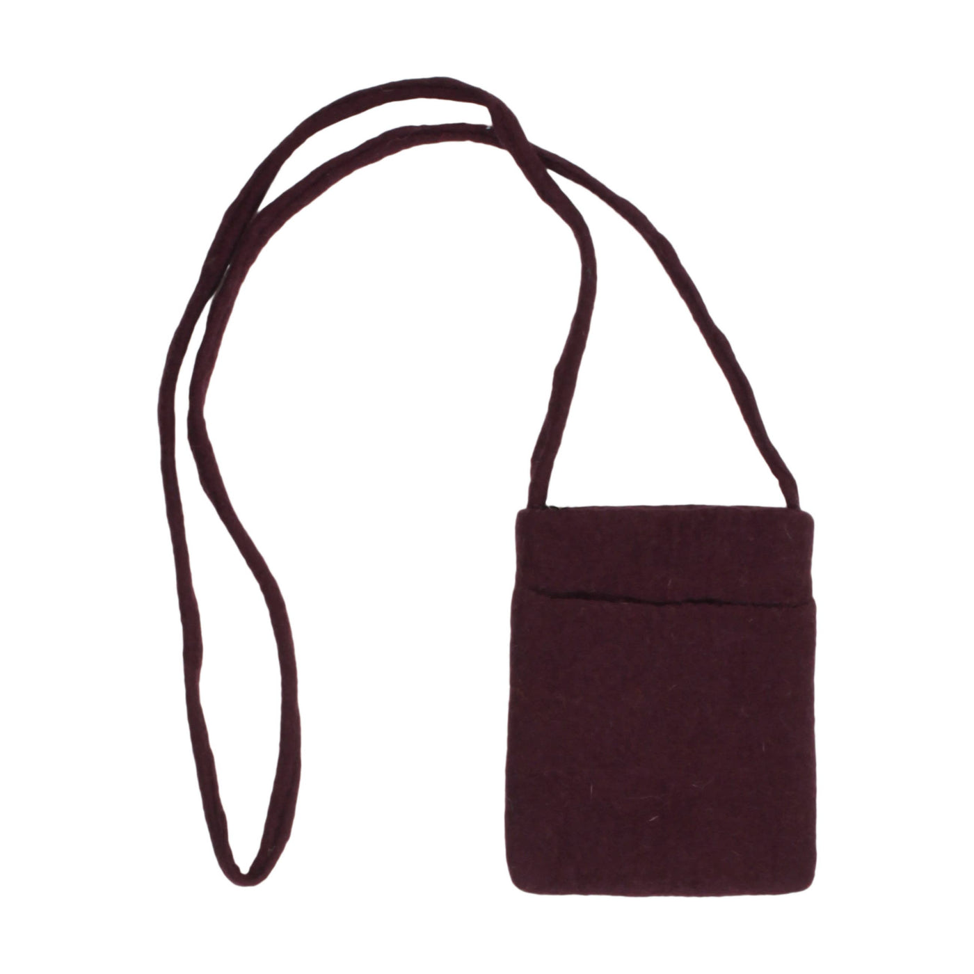 Rothko Inspired Wool Felt Crossbody Bag