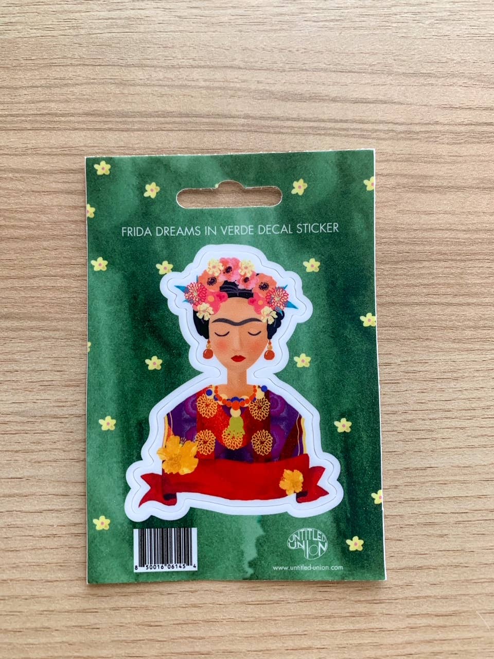 Frida Kahlo Dreams in Verde - Waterproof Vinyl Sticker