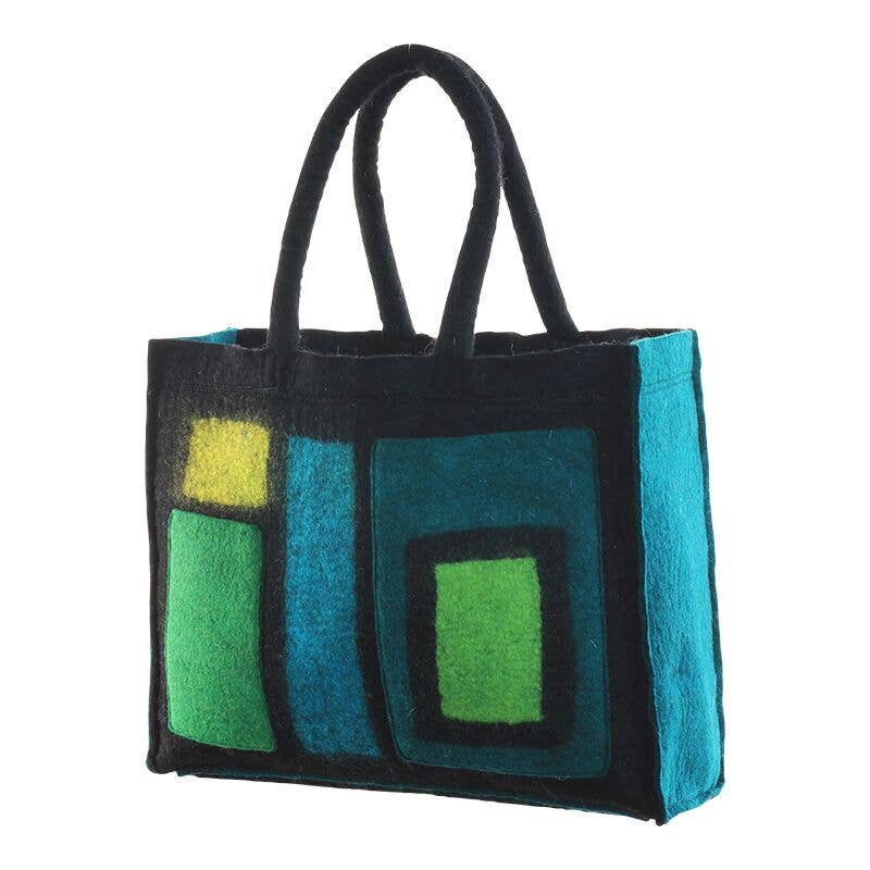 Kelly Hand-felted Wool Tote