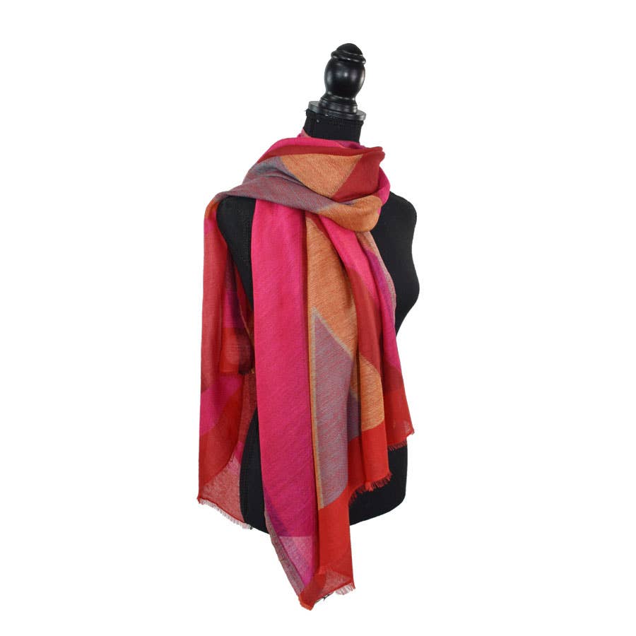 Emery Woven Geo Scarf