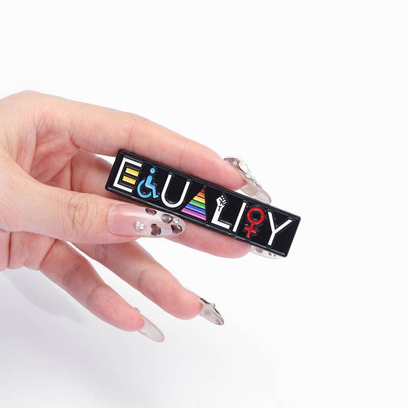 Equality Enamel Pin – Symbol of Fairness, Unity & Justice