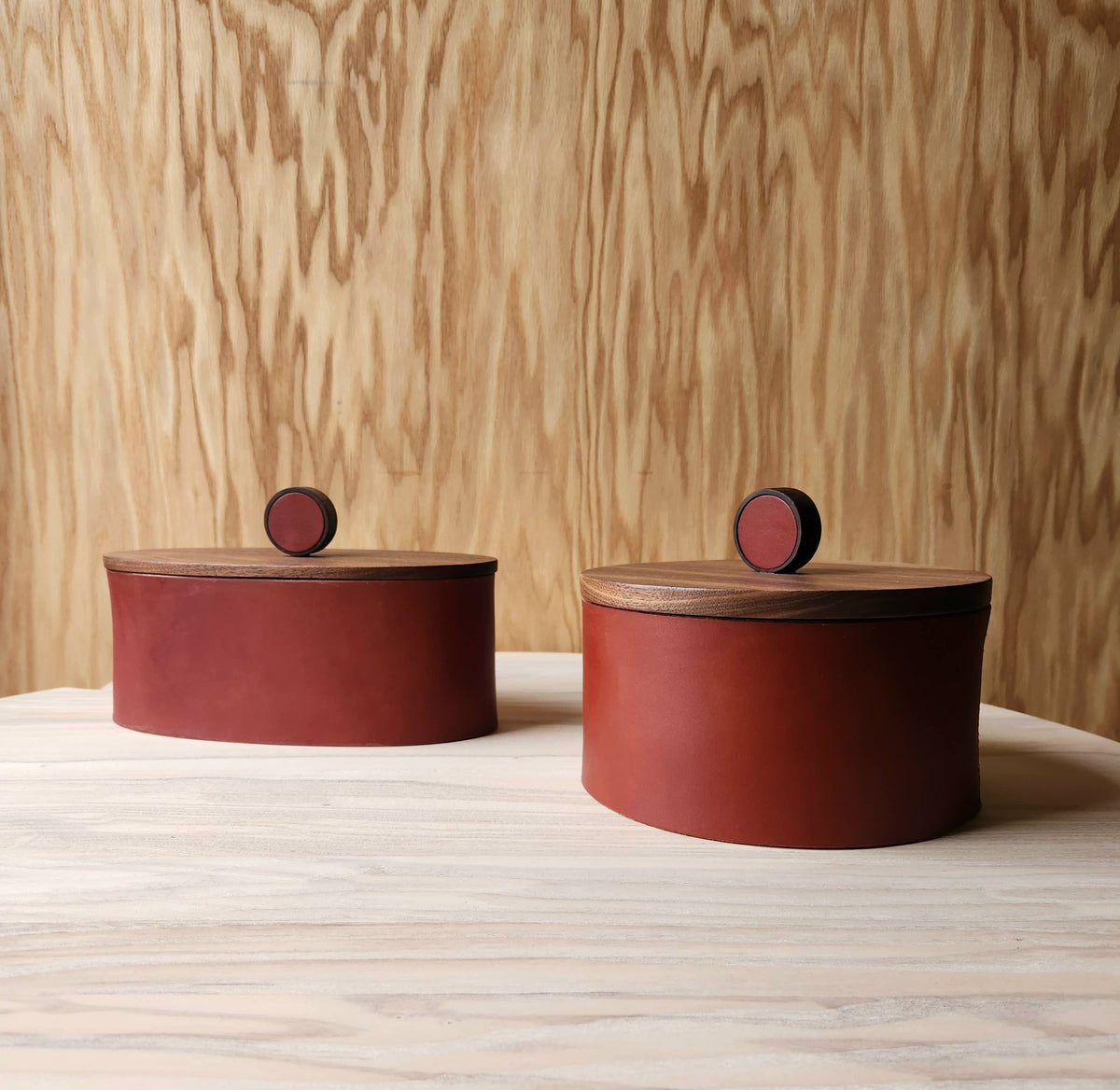 Leather Container