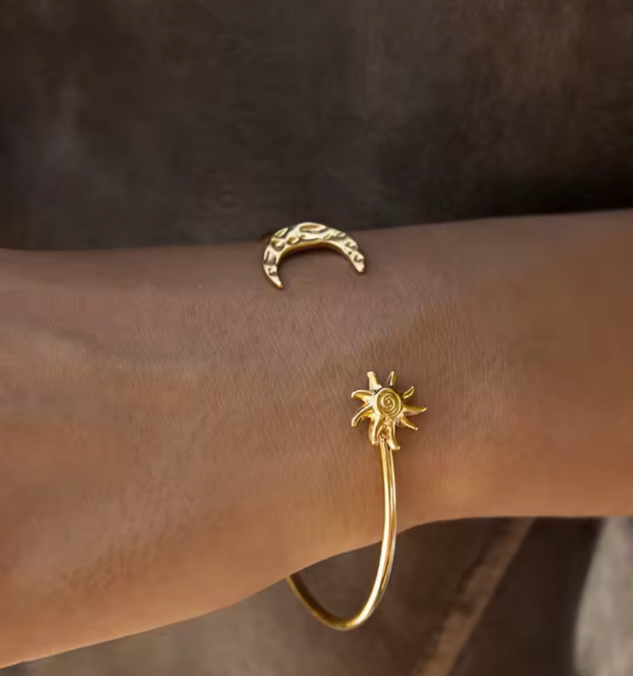 New Moon Open Cuff Bracelet