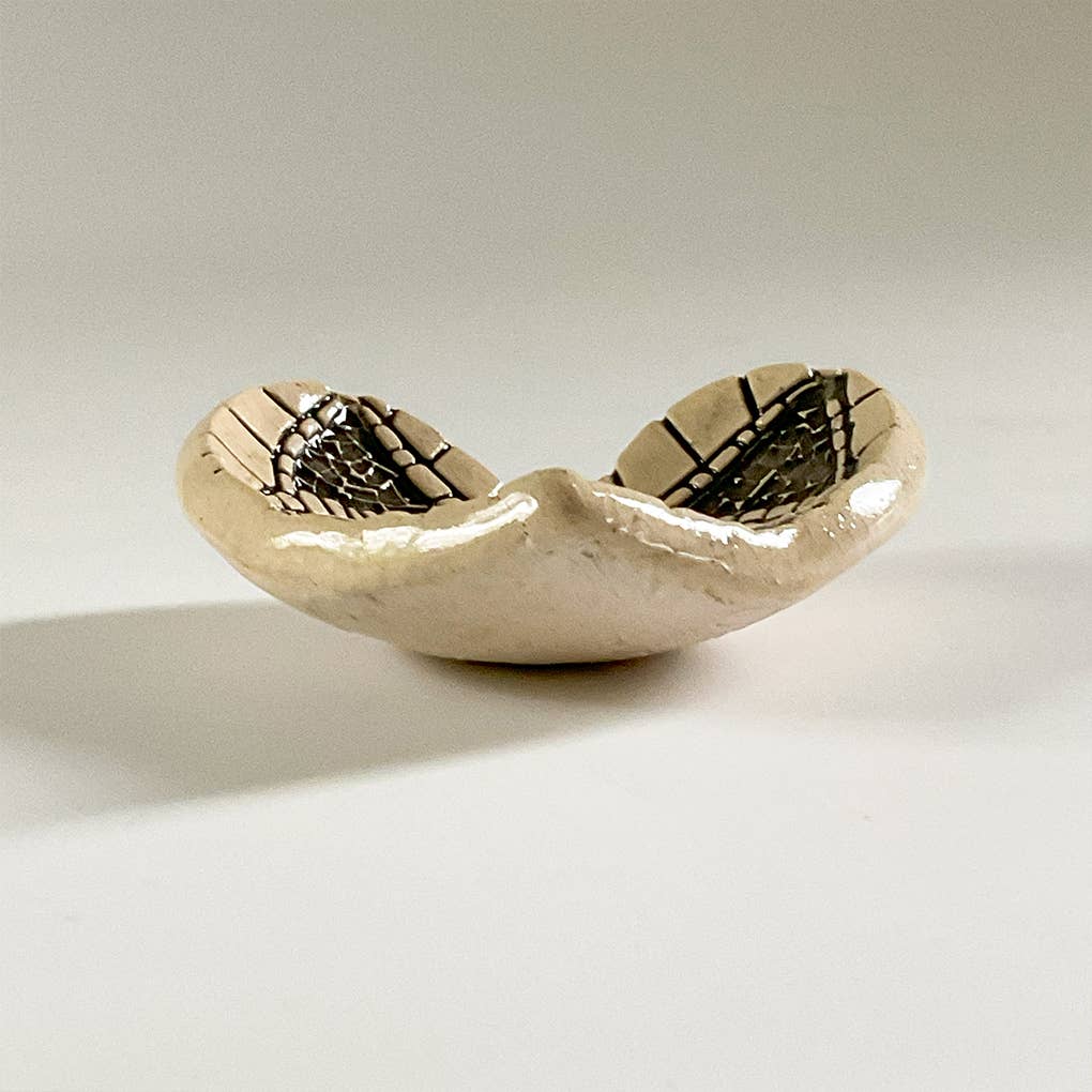 Cat Face Pottery Dish