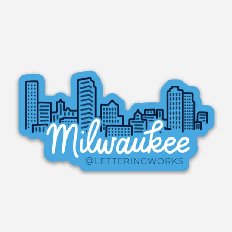 Milwaukee Skyline Sticker