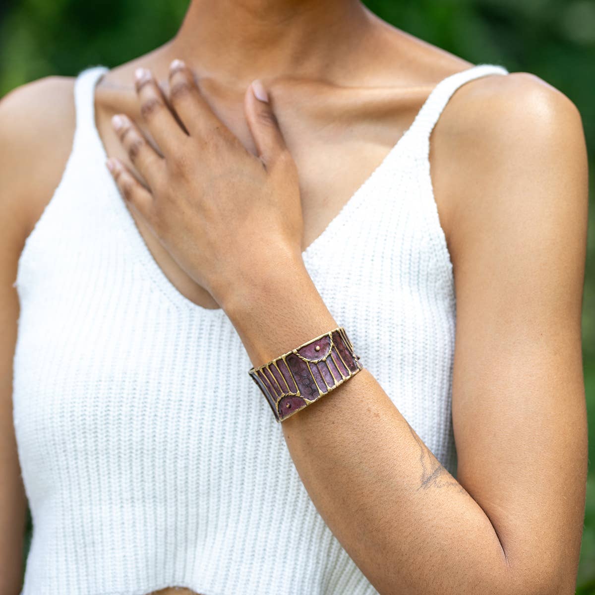Plum Patina Bracelet