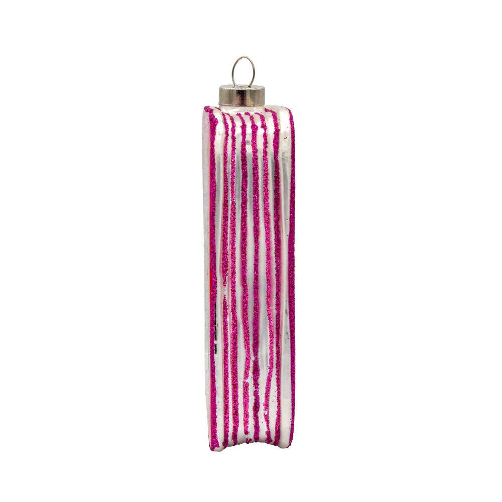 Chicka Chicka Boom Boom Book Cover Glass Ornament
