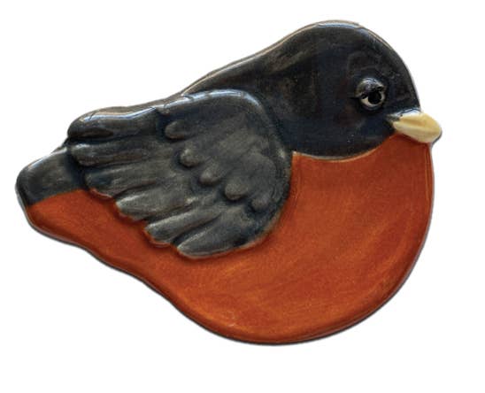Robin Ceramic Bird Dish