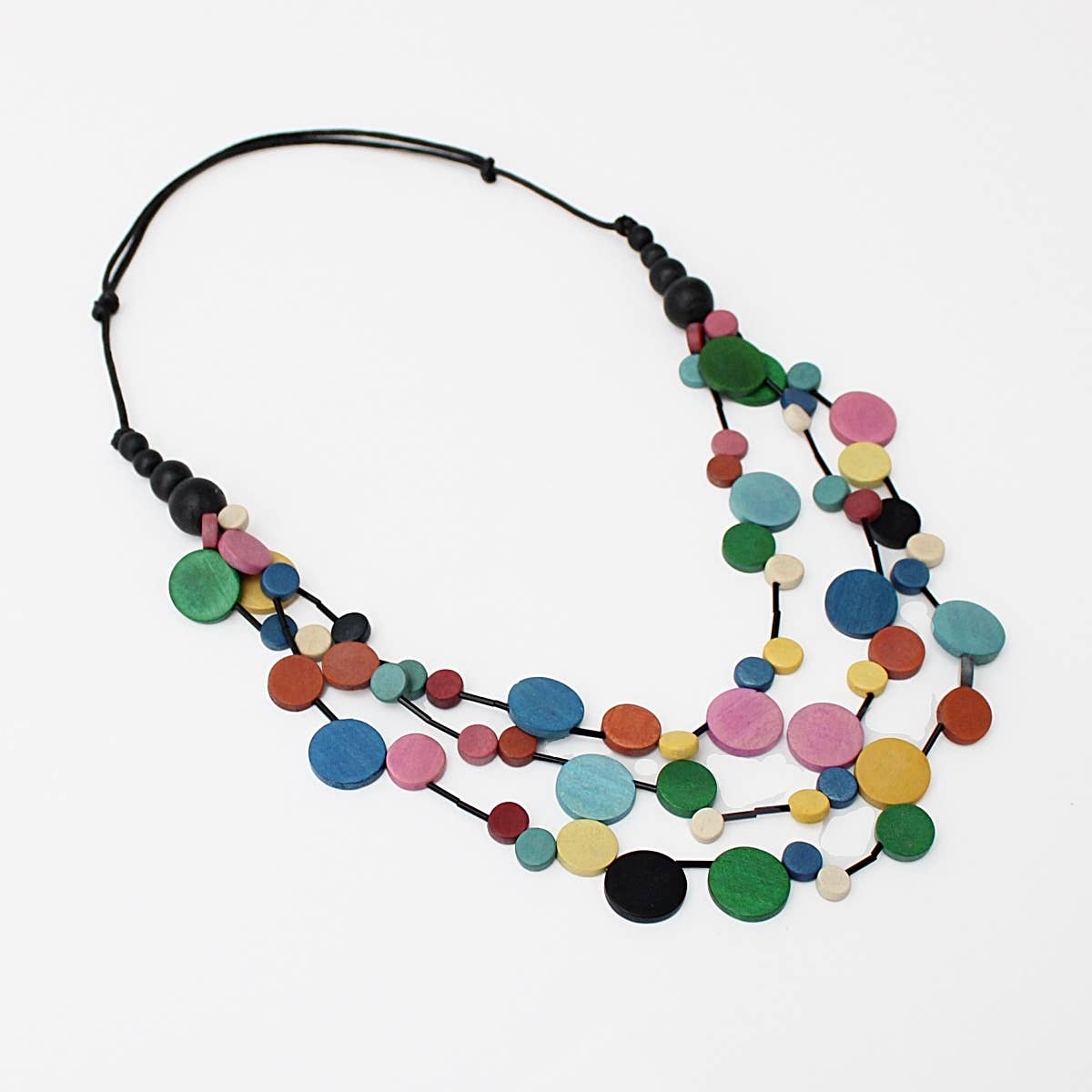 Colorful Multi Strand Millie Necklace