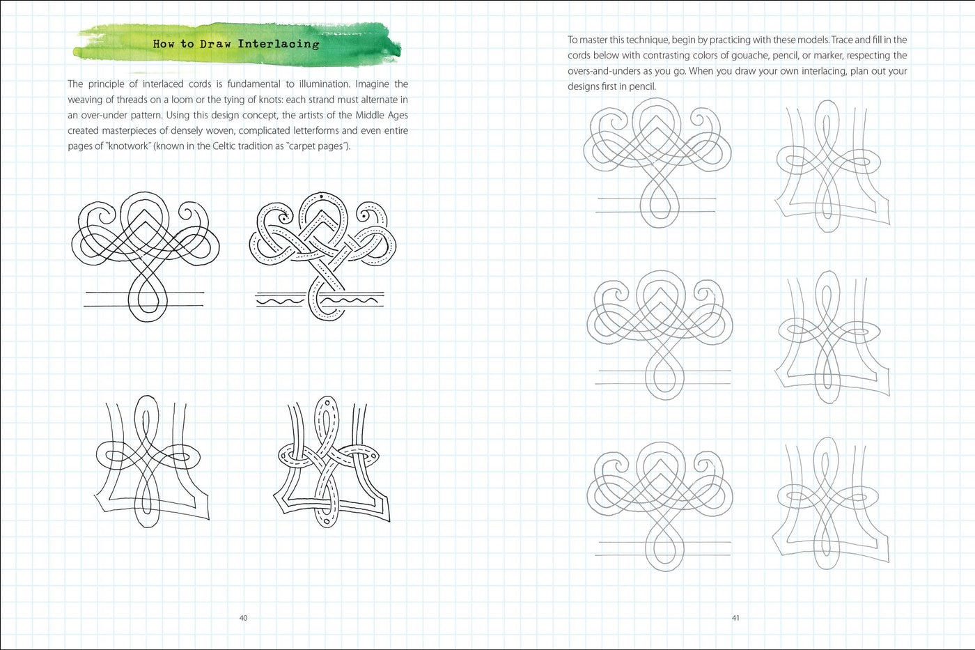 Illuminated Letters Sketchbook