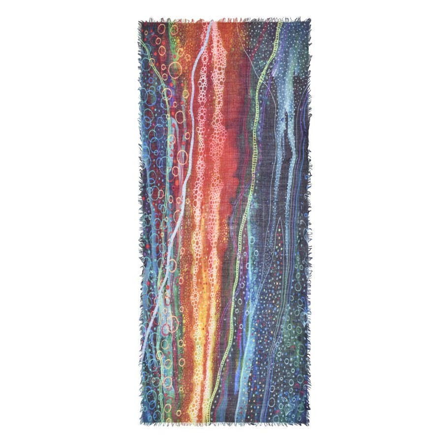 Darwin Abstract Bubble Scarf