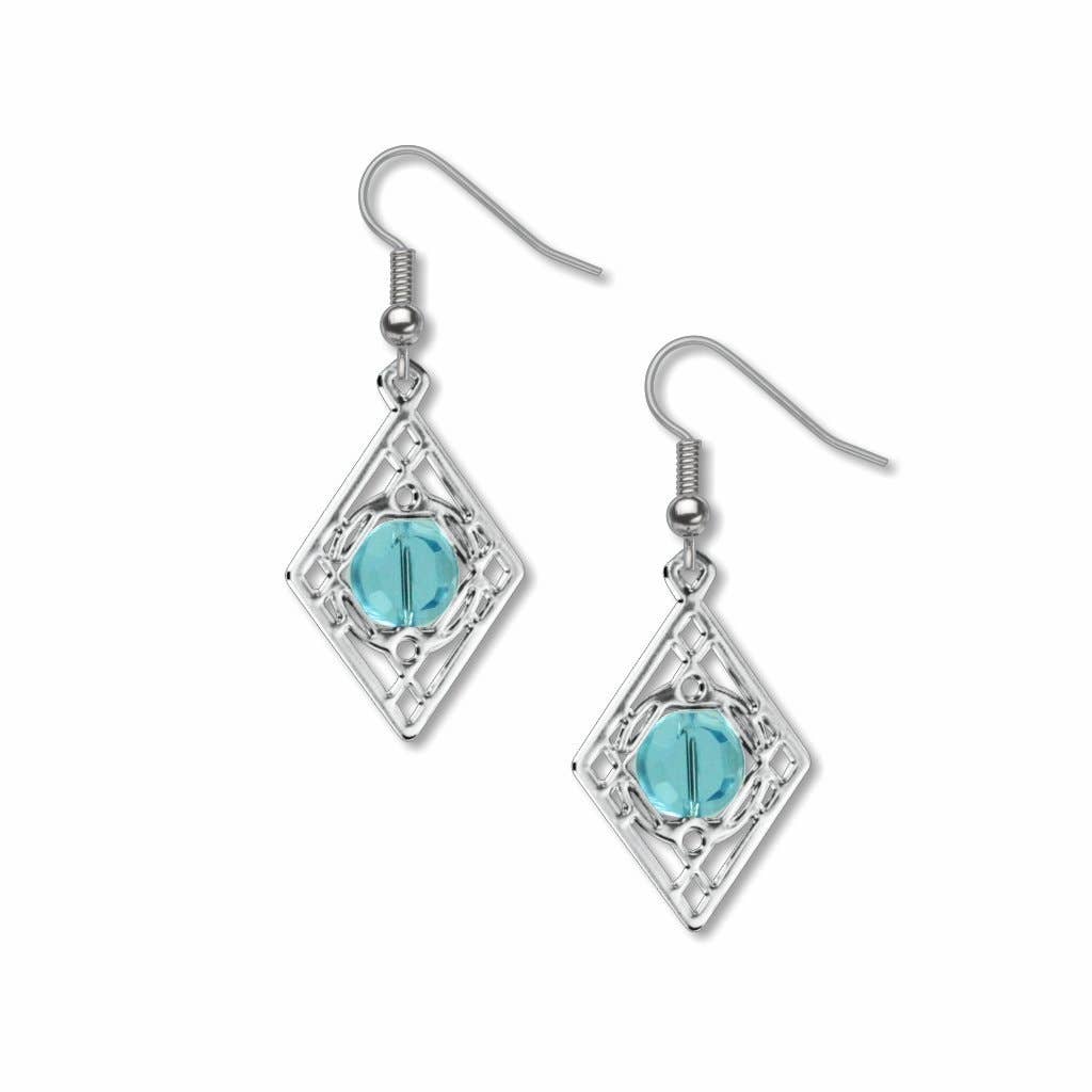 Sullivan Balustrade - Turquoise Bead Earrings