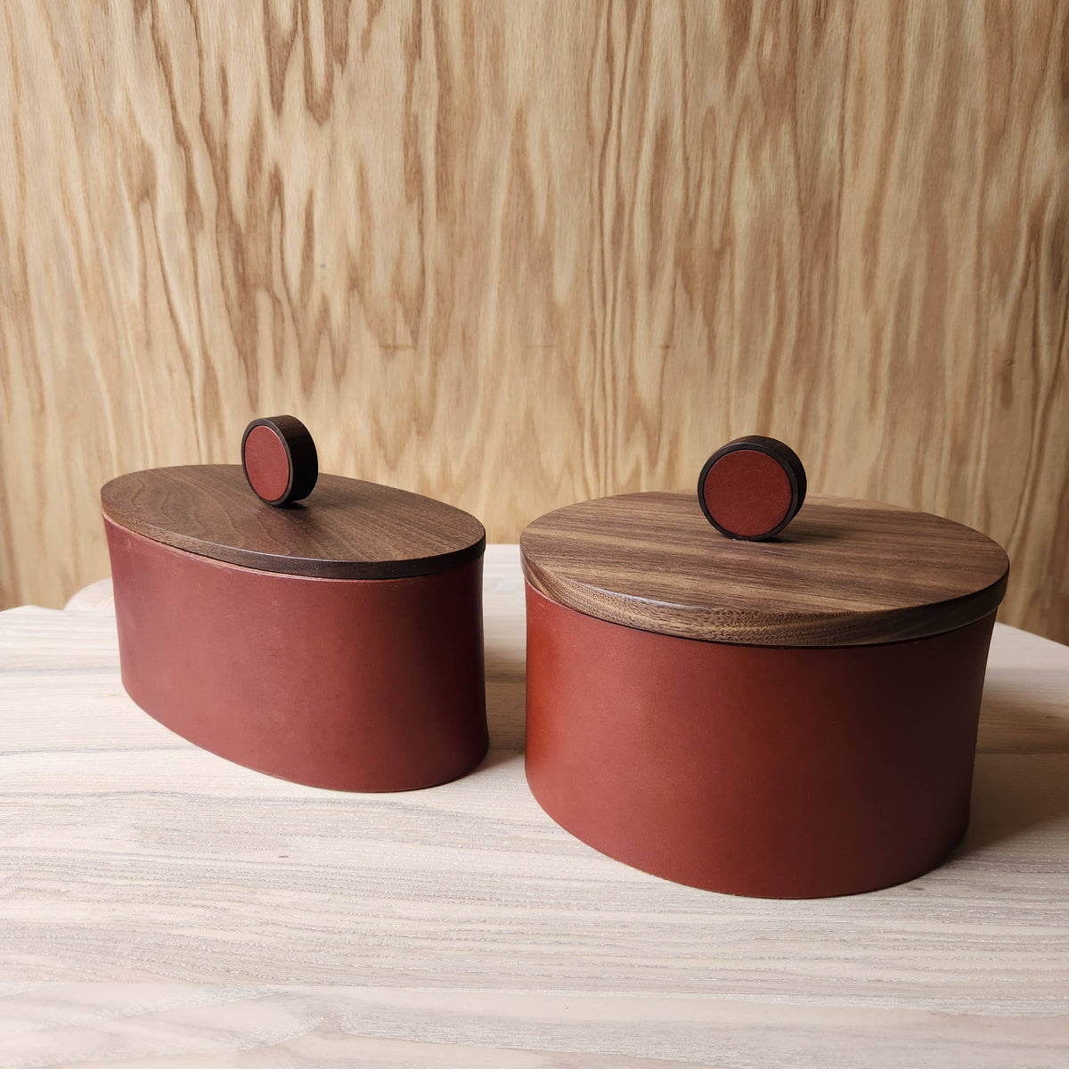 Leather Container