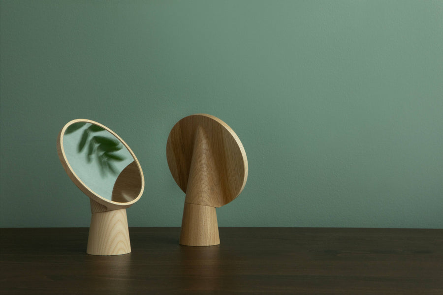 KUVASTIN Mirror in Solid Ash Wood