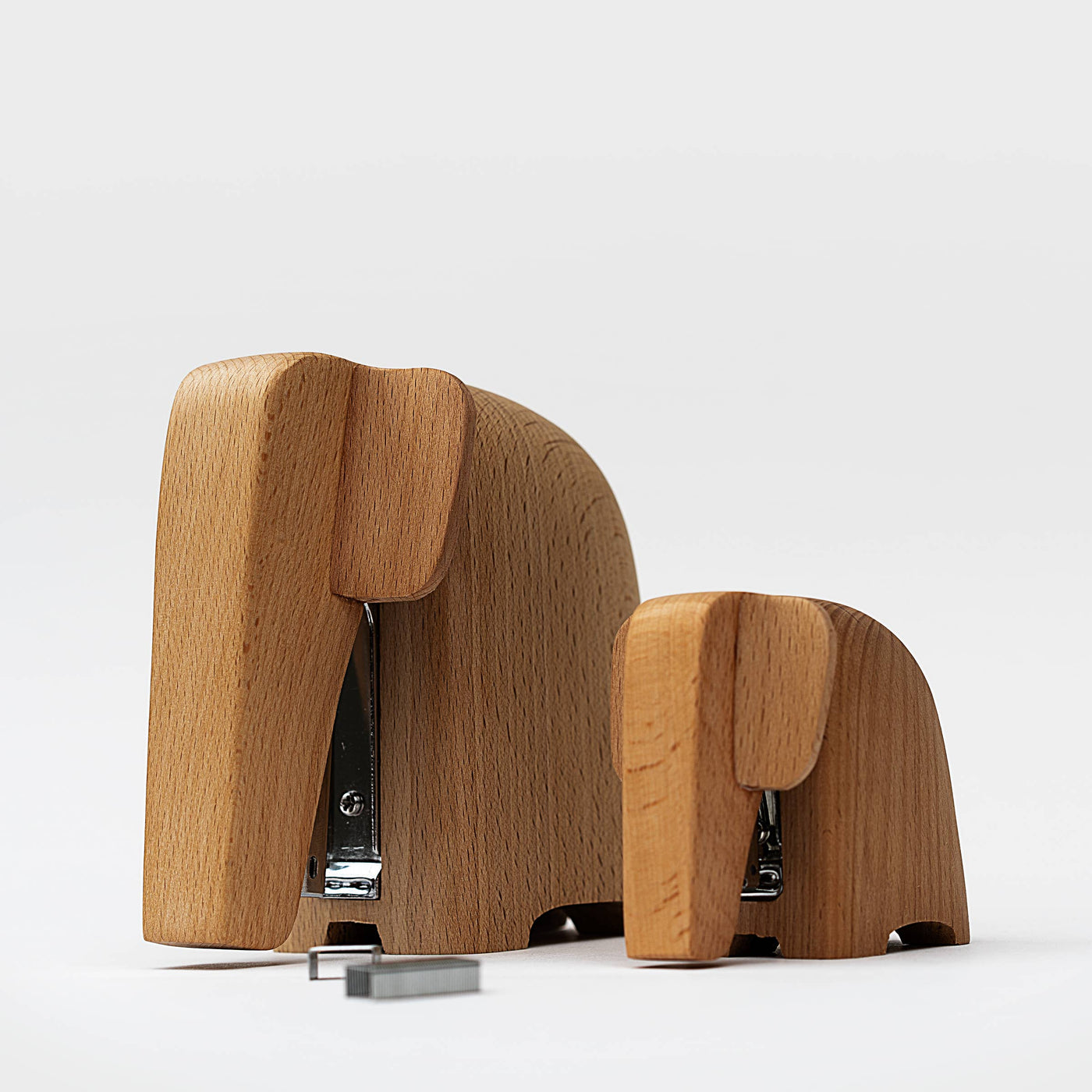 Wooden Elephant Staplers - Mama or Baby