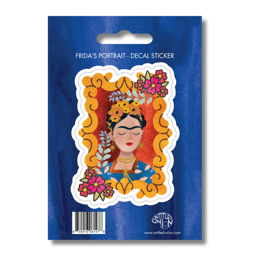 Frida's Portrait - Waterproof Vinyl Sticker