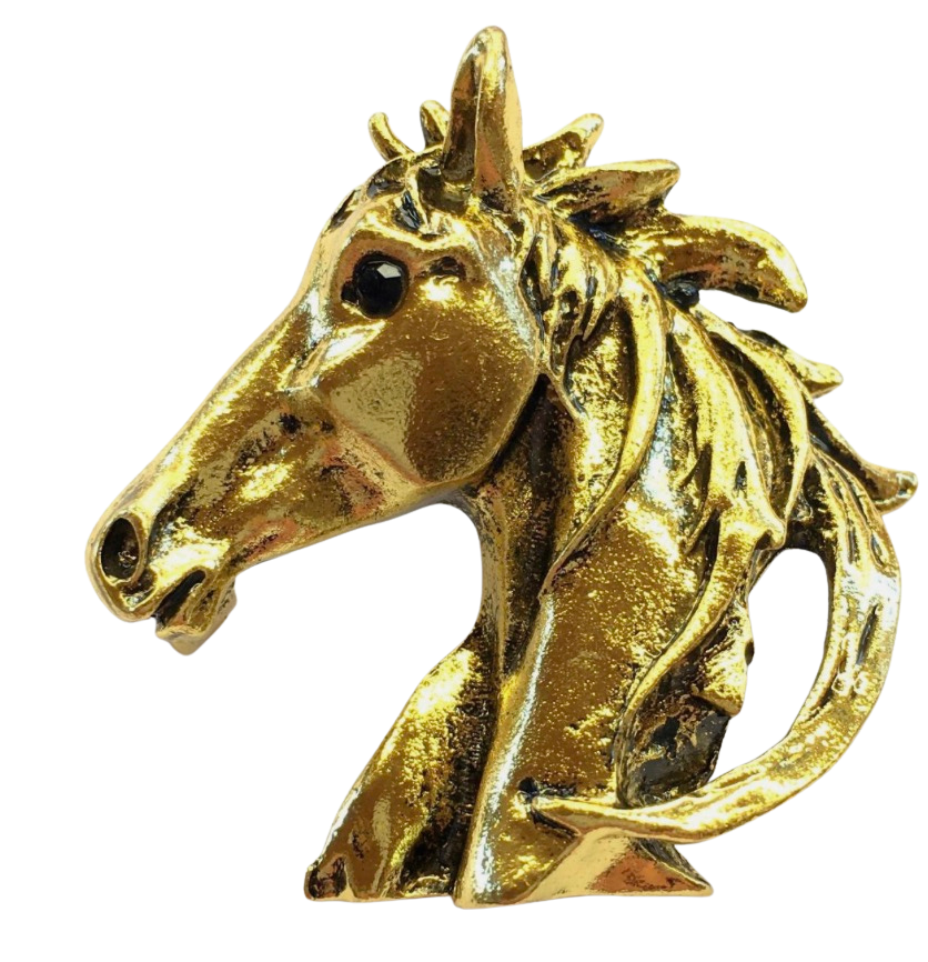 Tilly Brooch Equestrian Horse head 