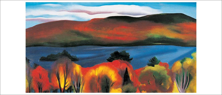 Georgia O'Keeffe: Landscapes Panoramic Boxed Notecard Assortment
