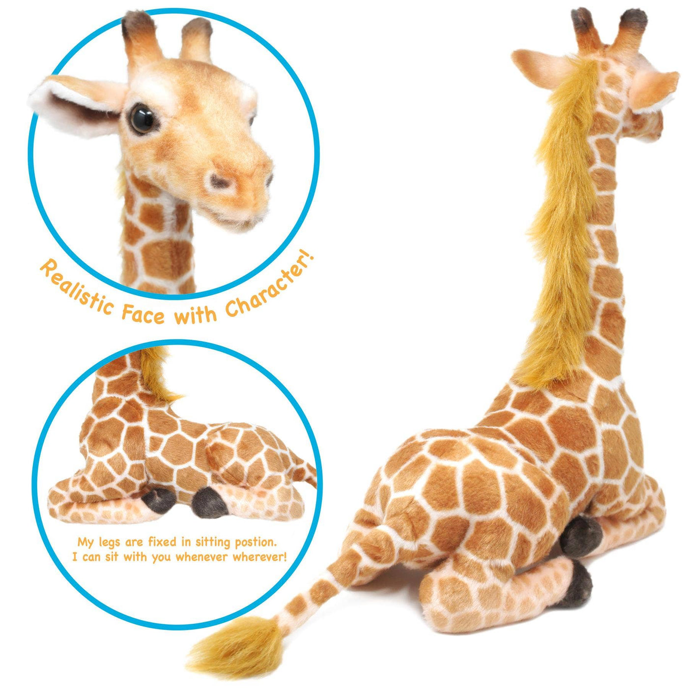 Jehlani The Giraffe 18 Inch Stuffed Animal Plush