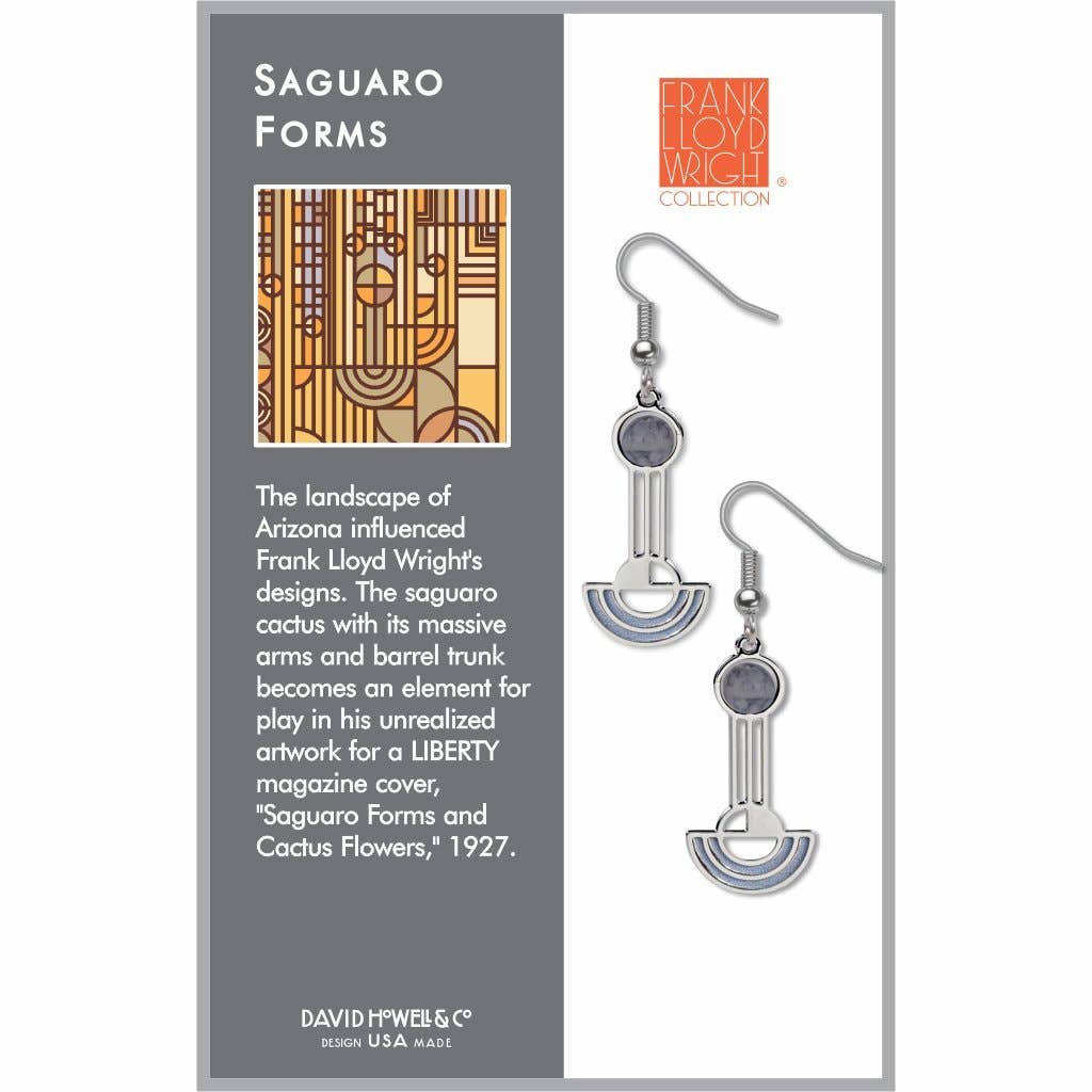 Frank Lloyd Wright - Saguaro Forms Earrings