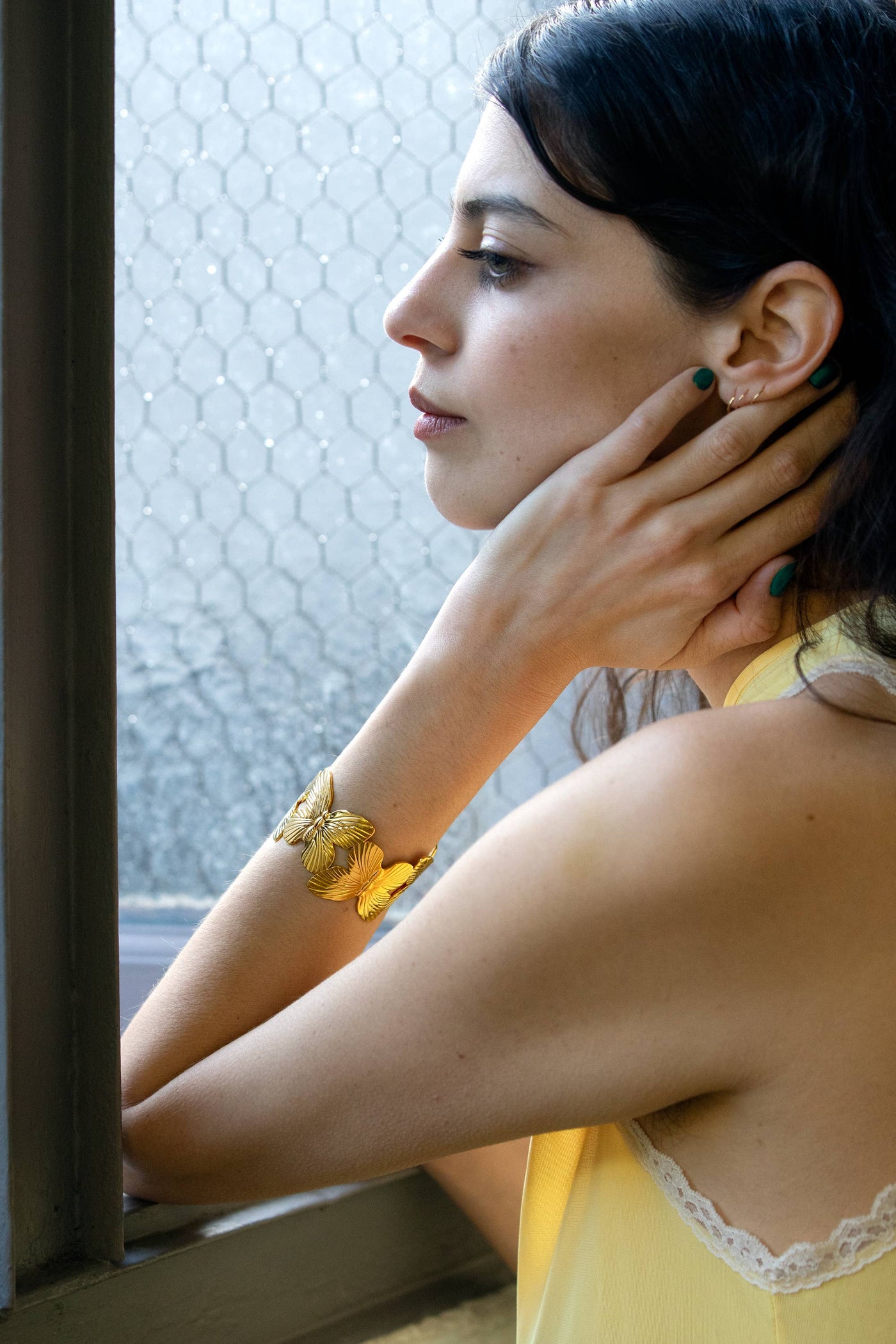 Butterfly Chain Cuff
