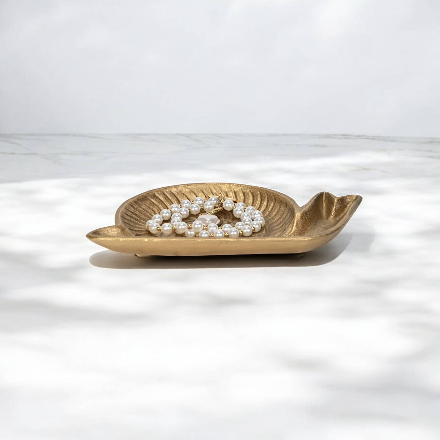 Golden Snail Cast Iron Catchall Tray