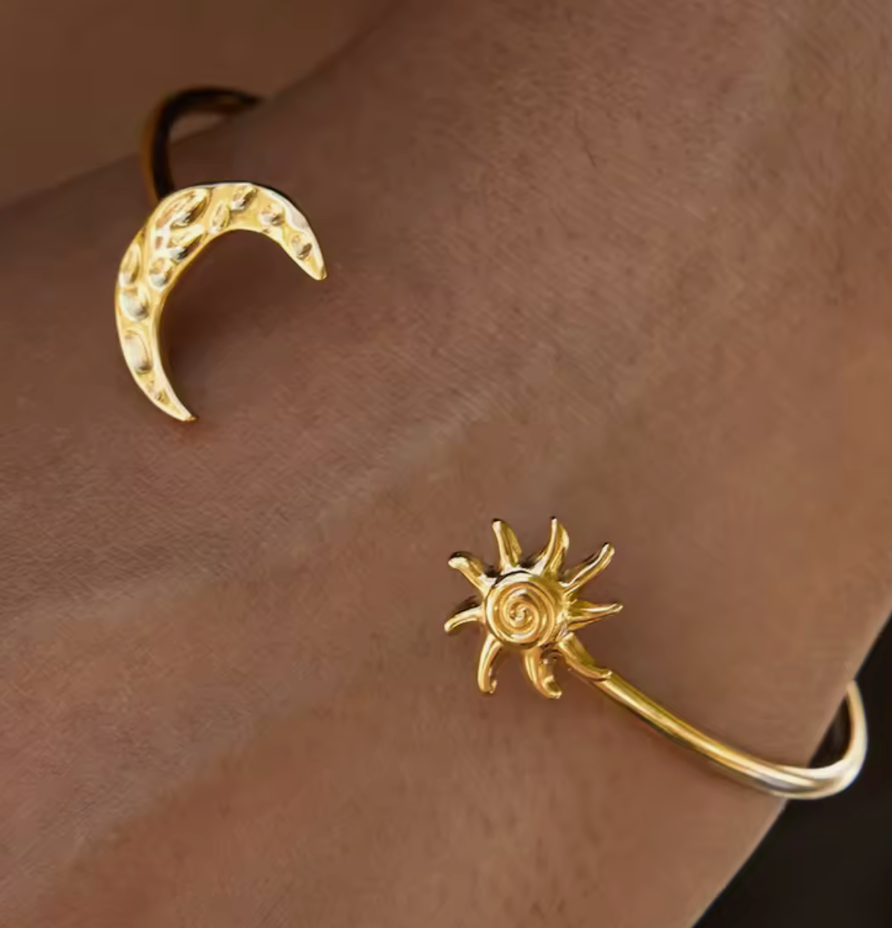 New Moon Open Cuff Bracelet