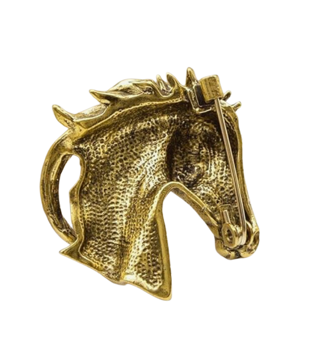 Tilly Brooch Equestrian Horse head 