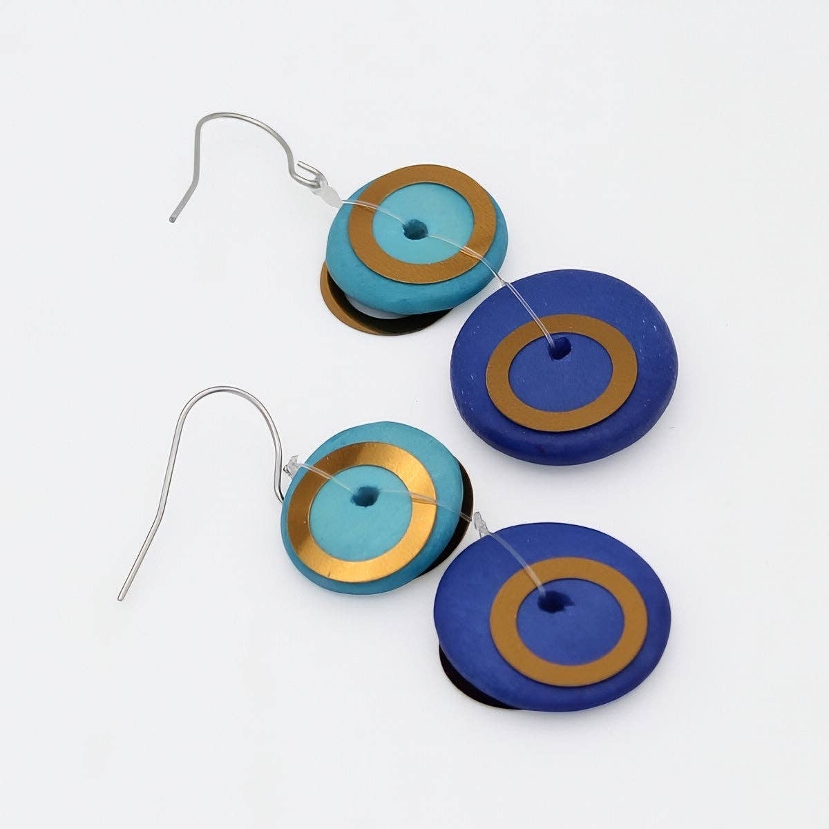 Blue Adria Dangle Earrings