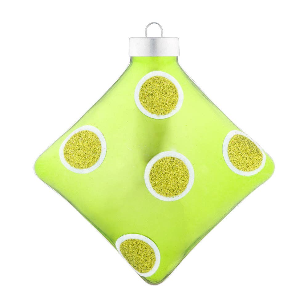 Penguin Diamond Glass Ornament