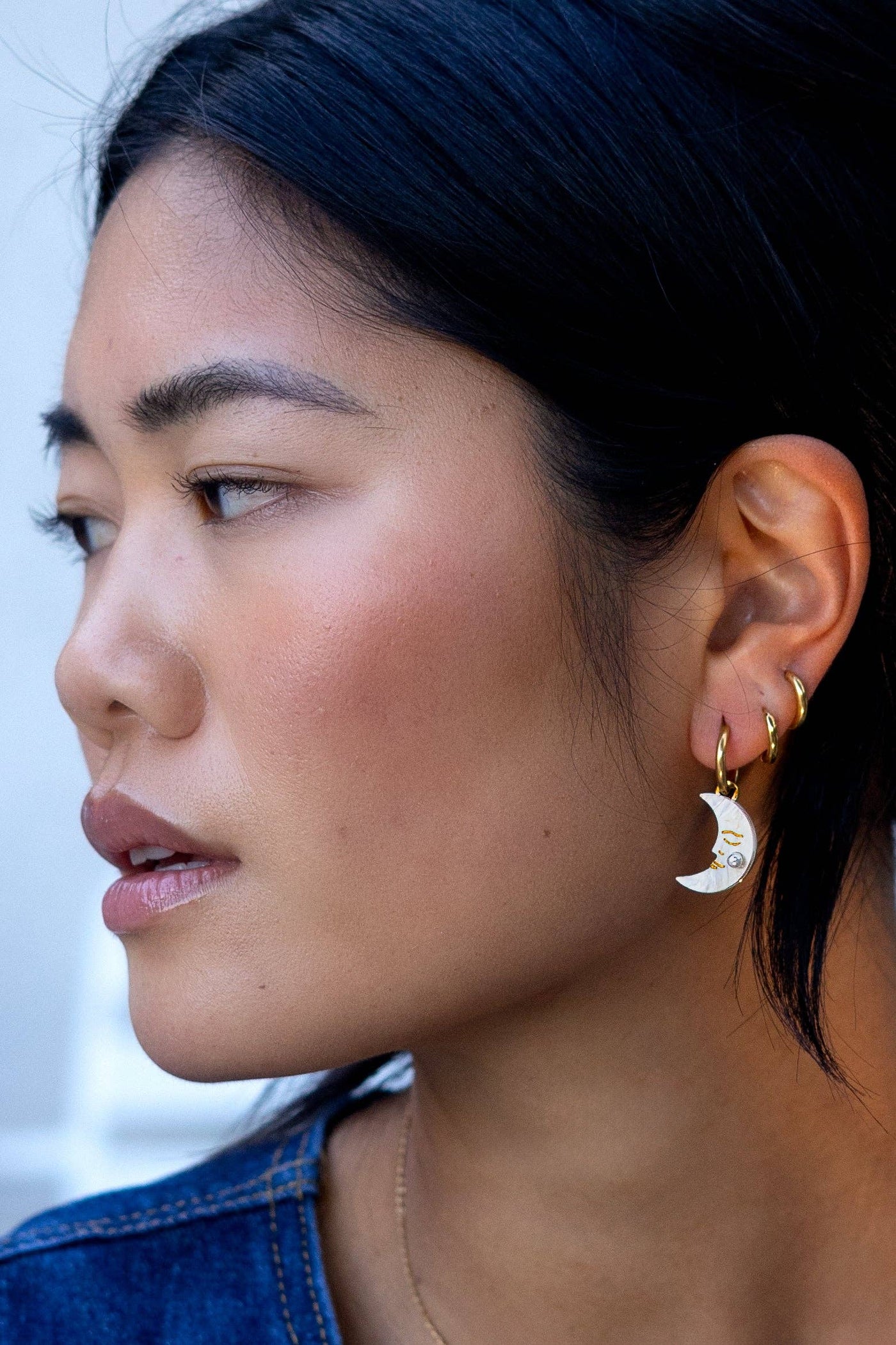 Celestial Hoop Earrings