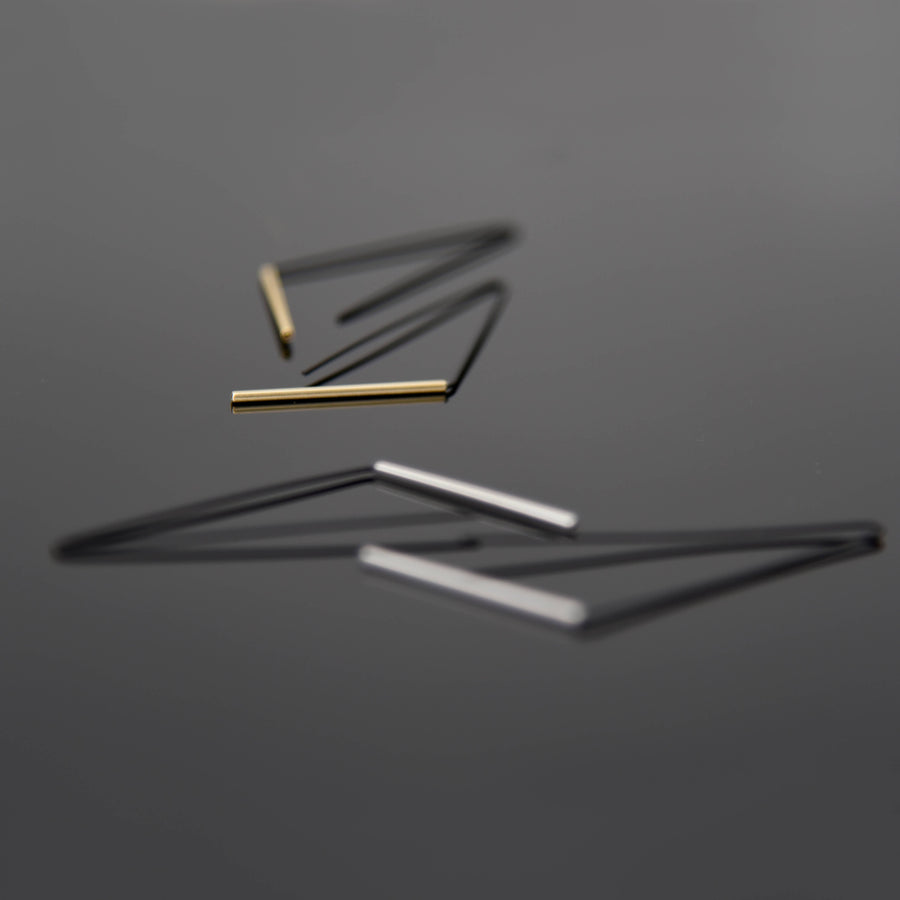 Jagged Hoop Earrings