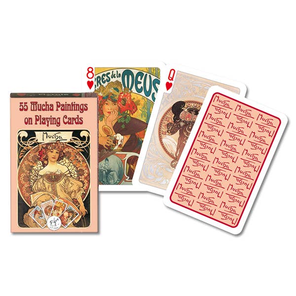 Single Deck Playing Cards - Alphonse Mucha