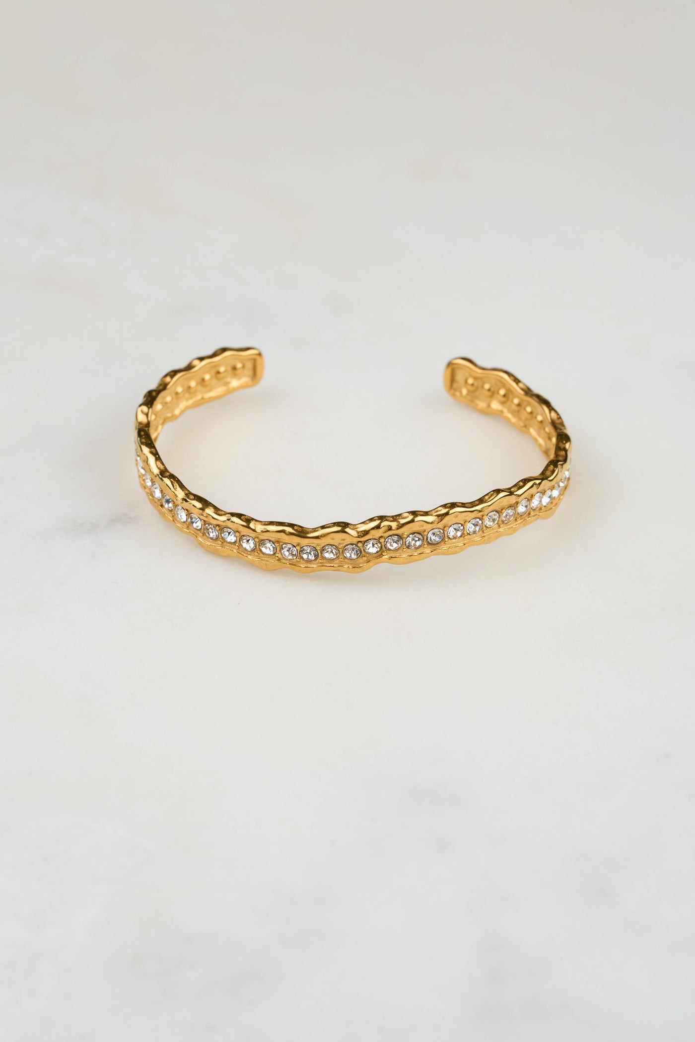Stardust Cuff - 18K Gold Plated + CZ