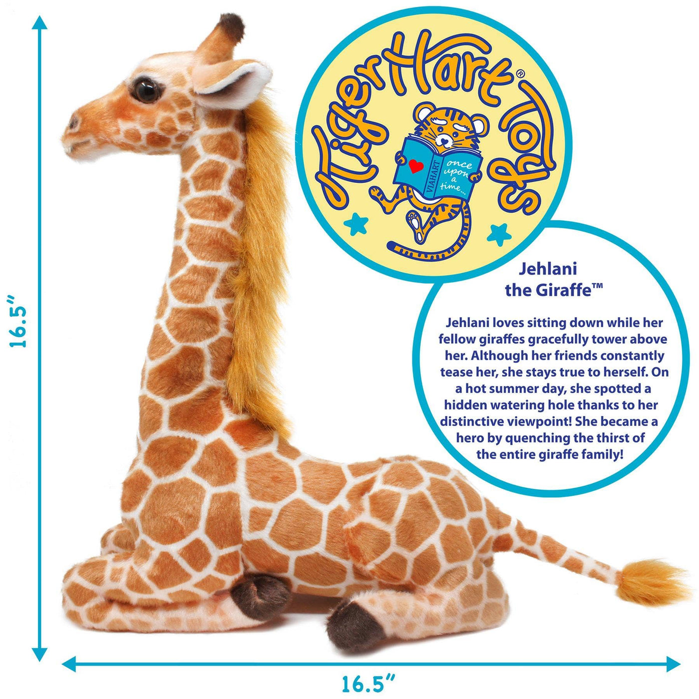 Jehlani The Giraffe 18 Inch Stuffed Animal Plush