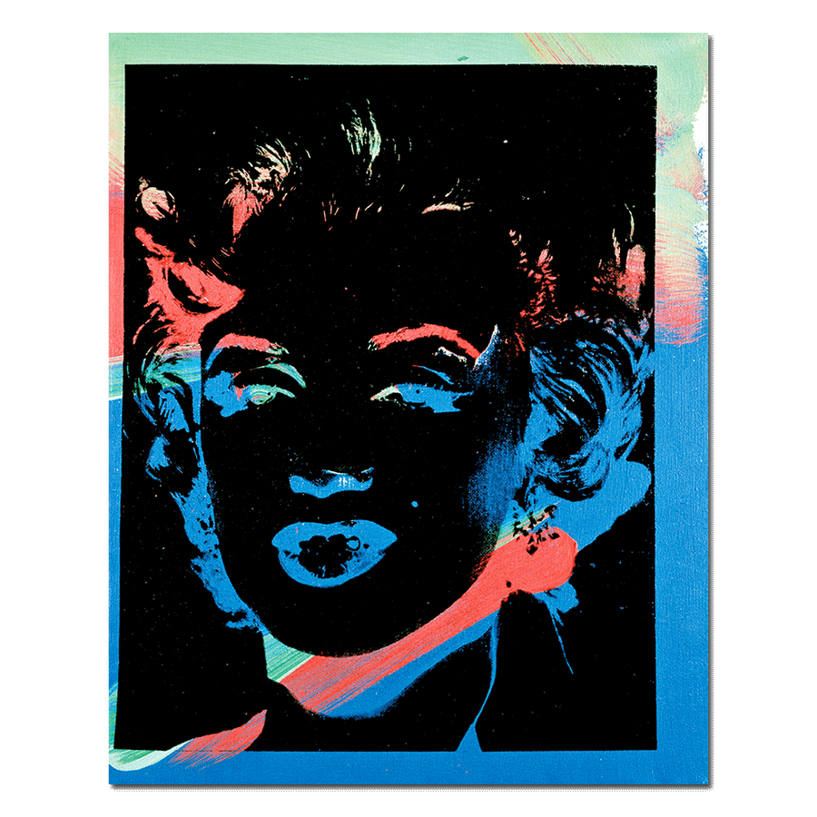 Marilyn by Andy Warhol - Die-Cut Holographic Sticker