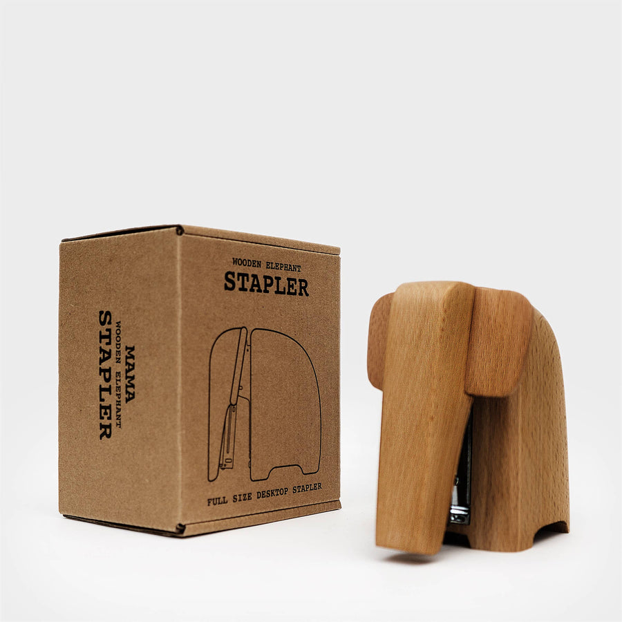 Wooden Elephant Staplers - Mama or Baby