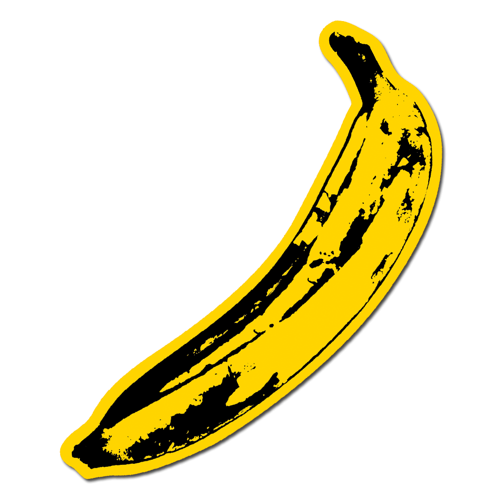 Big Banana by Andy Warhol - Die-Cut Sticker