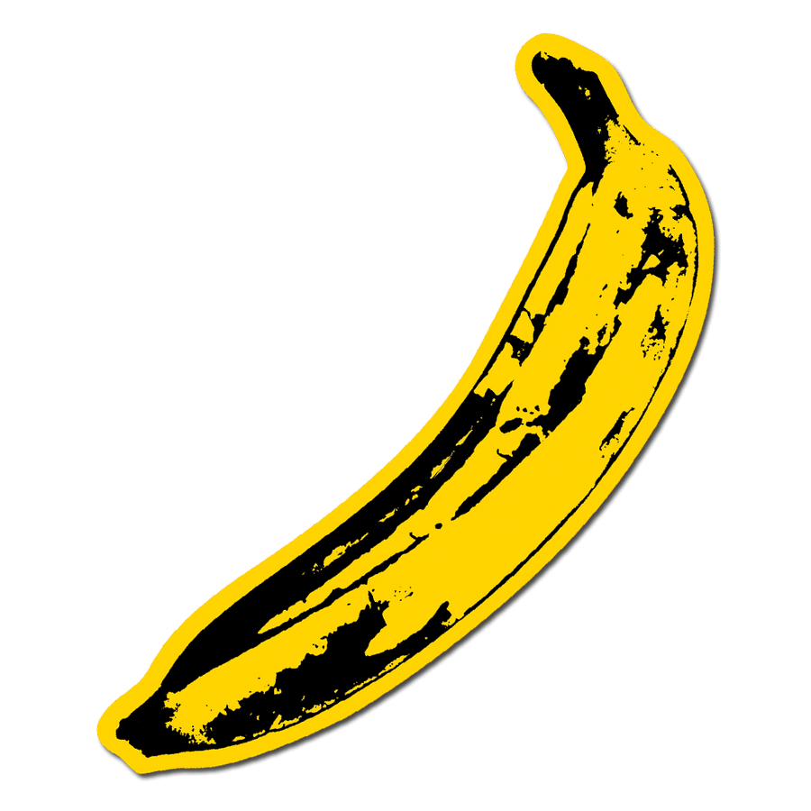 Big Banana by Andy Warhol - Die-Cut Sticker