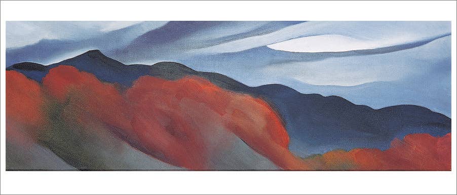 Georgia O'Keeffe: Landscapes Panoramic Boxed Notecard Assortment