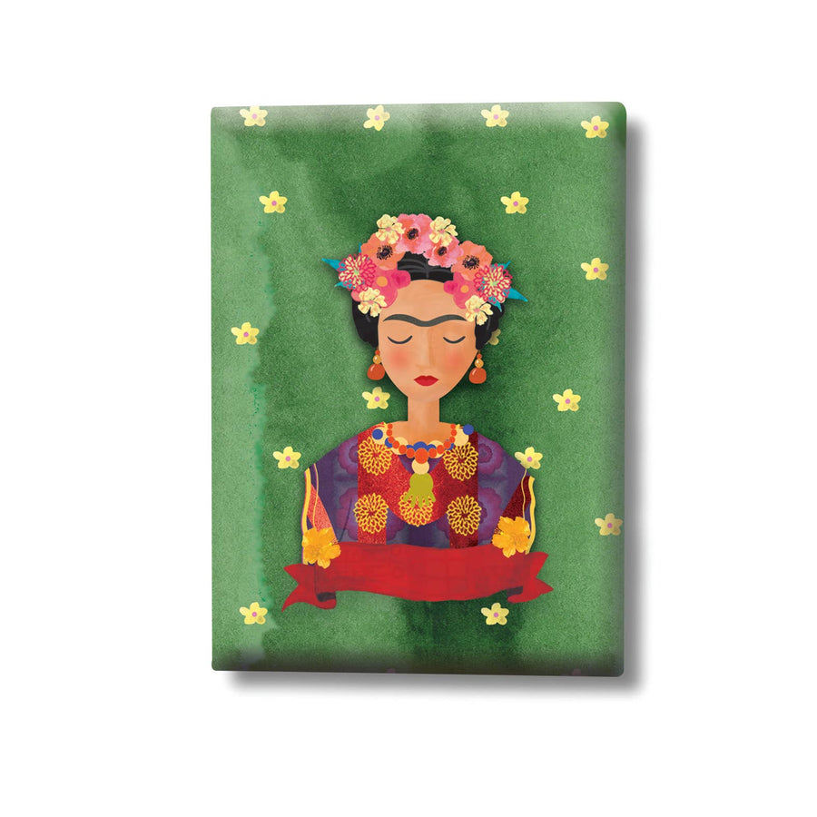 Frida Dreams in Verde - Acrylic Magnet