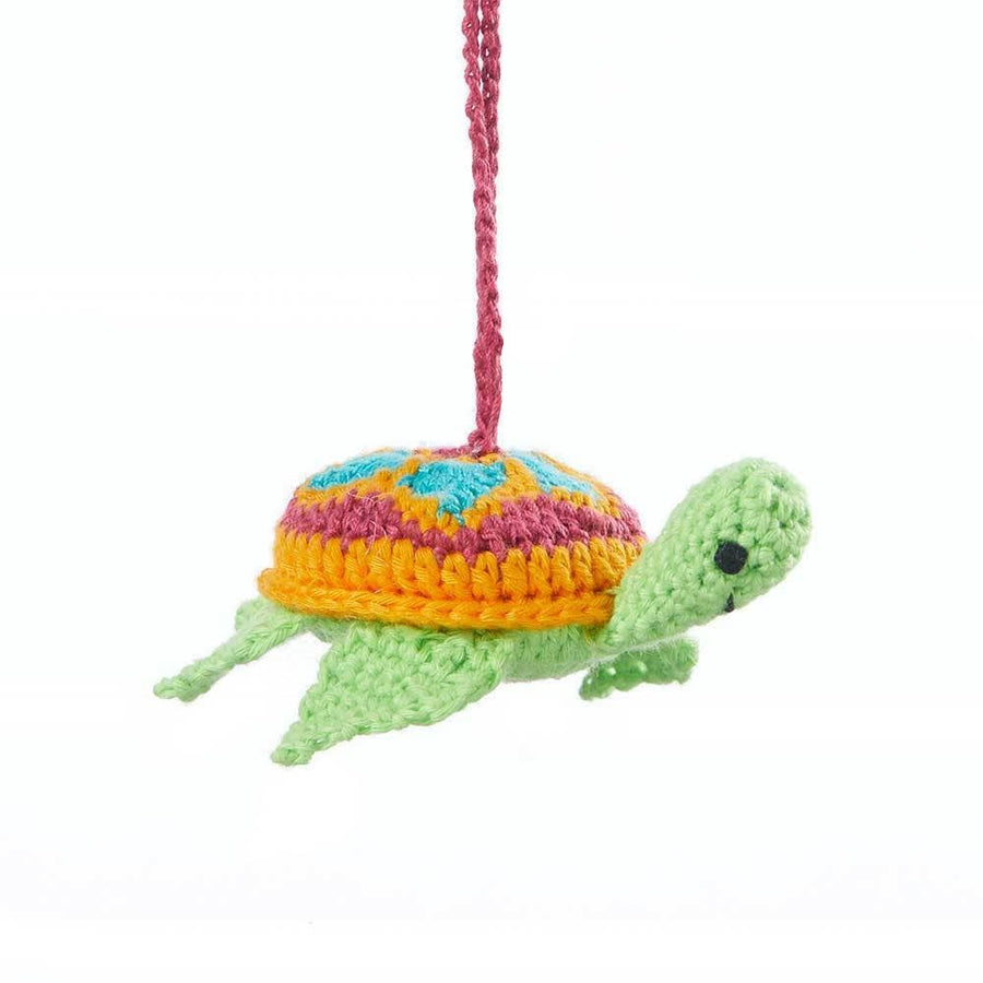 Sea Turtle Crocheted Ornament