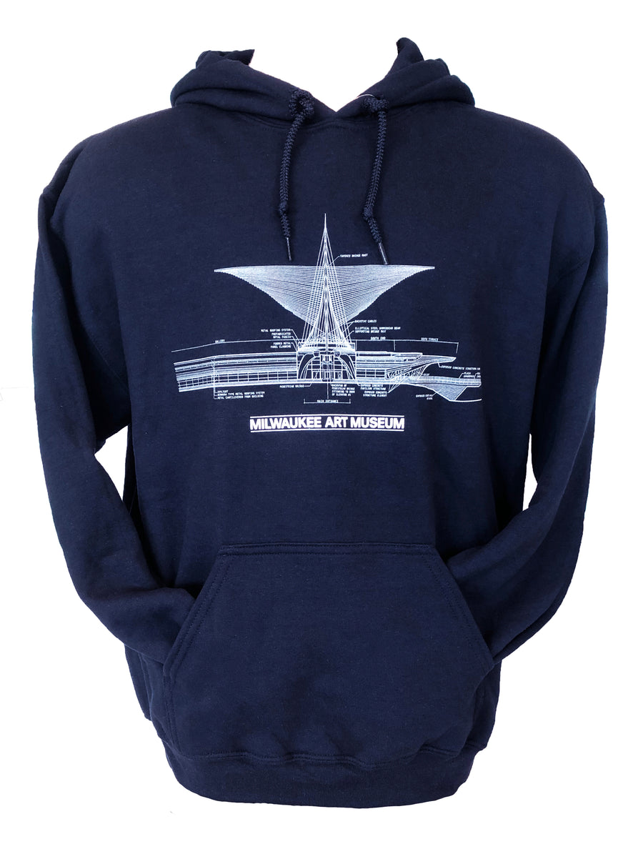 Milwaukee Art Museum Blueprint Sweatshirt